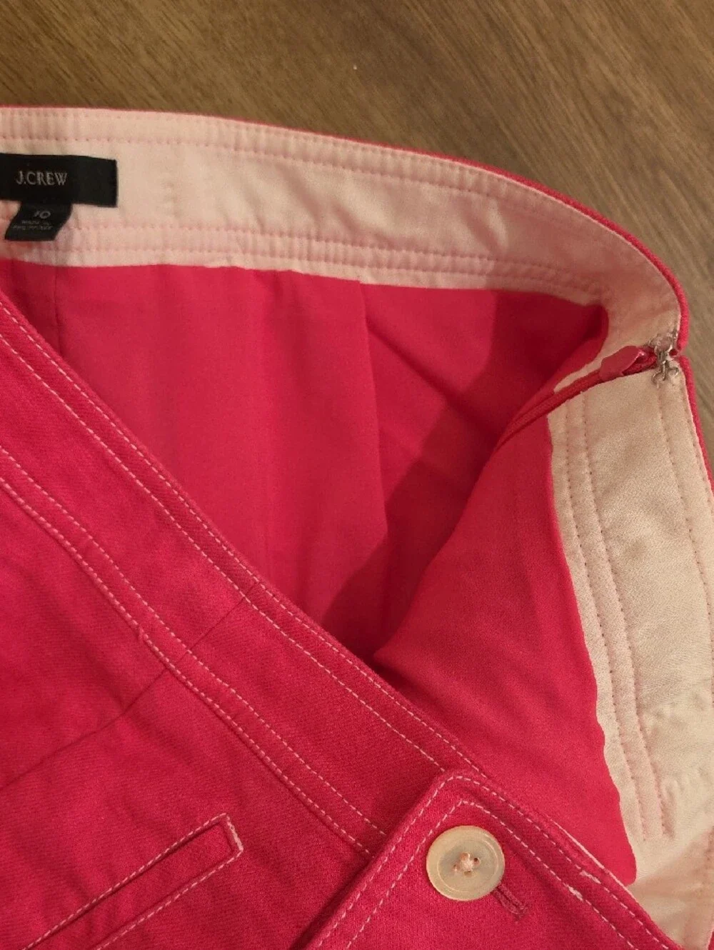 J. Crew vibrant pink